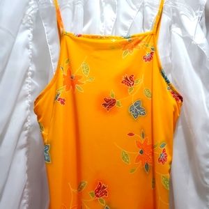 ‼️3/$25‼️ Summer VINTAGE Bright Floral Dress, M